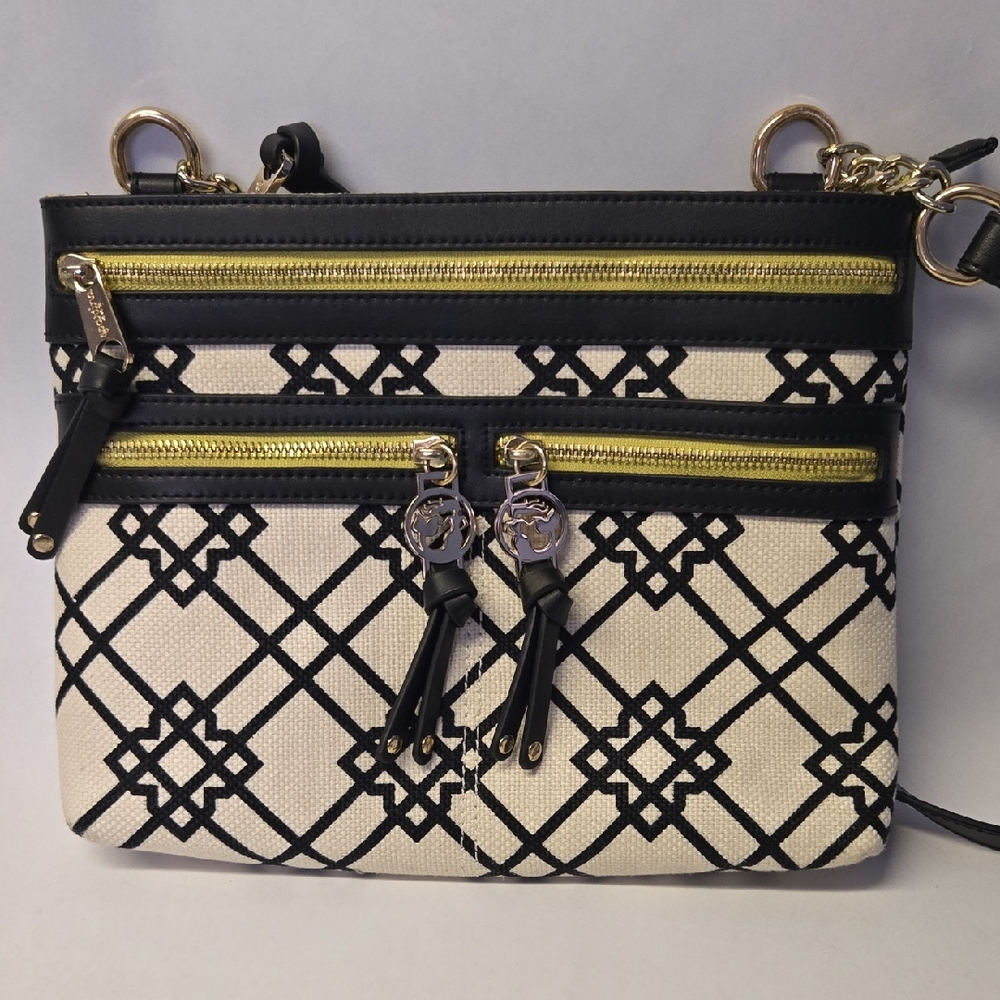 NWOT Spartina 449 Black and Cream Women's Bag